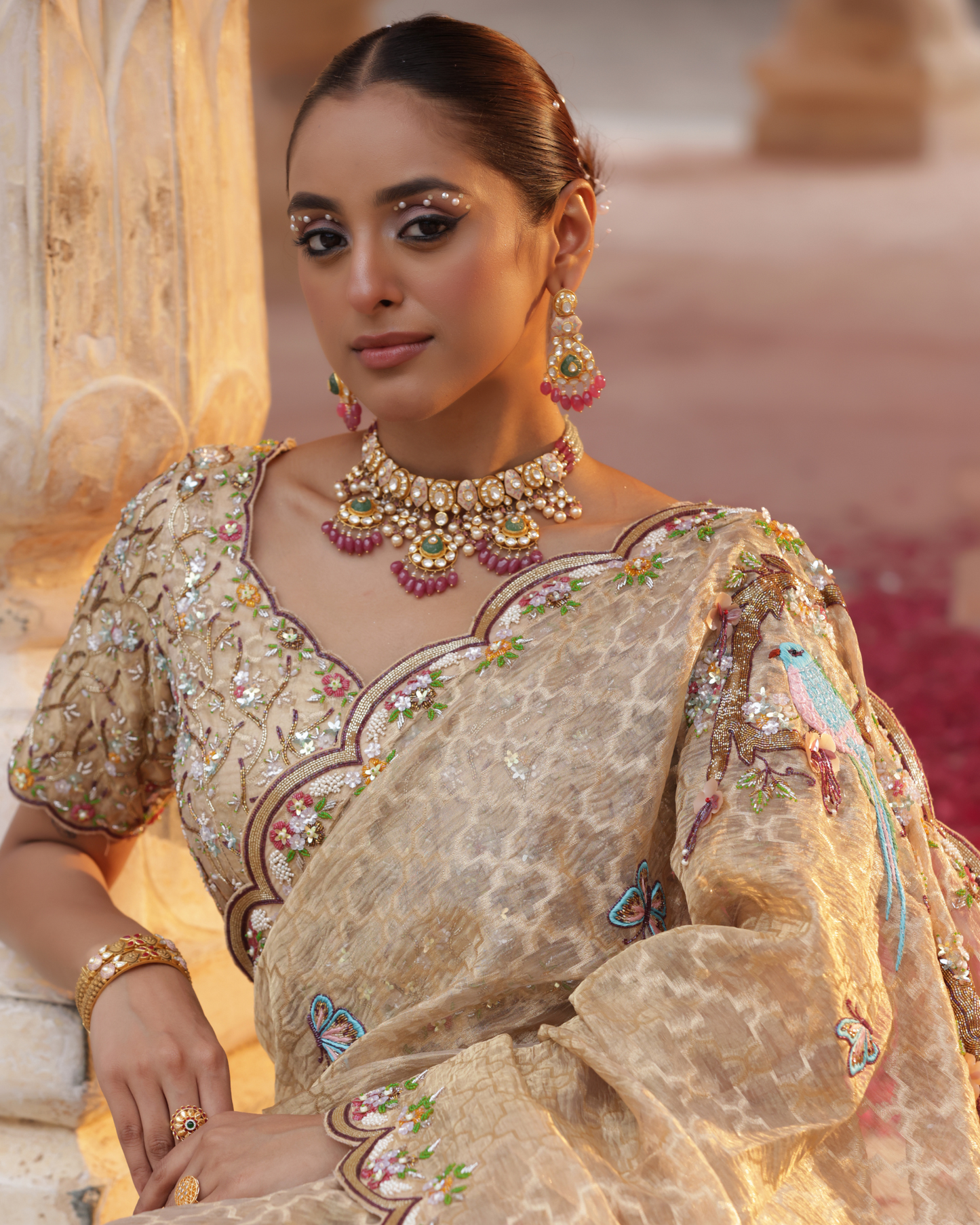 Rajputana Zari Tissue Saree
