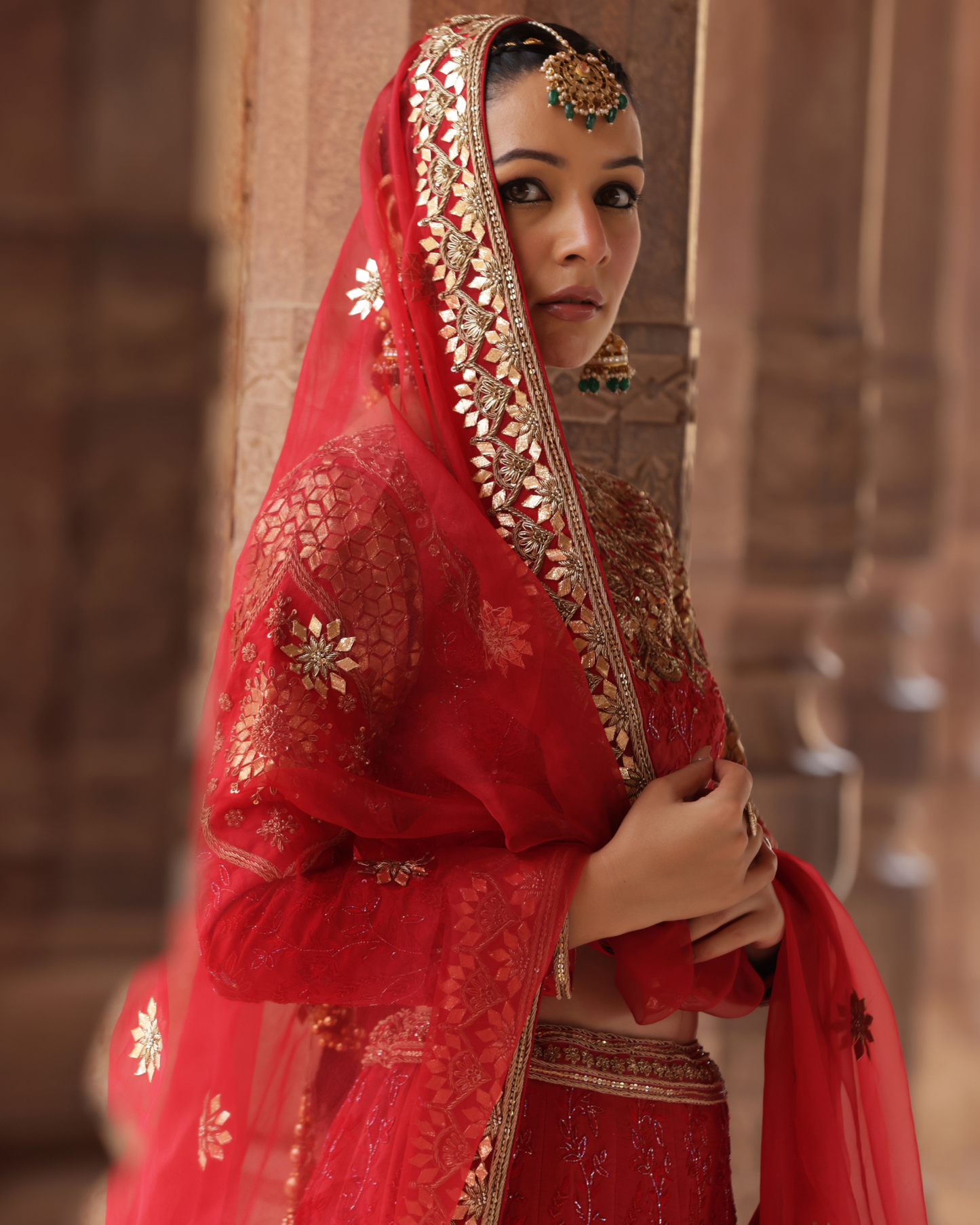 Rich Dupion Silk Lehenga Set