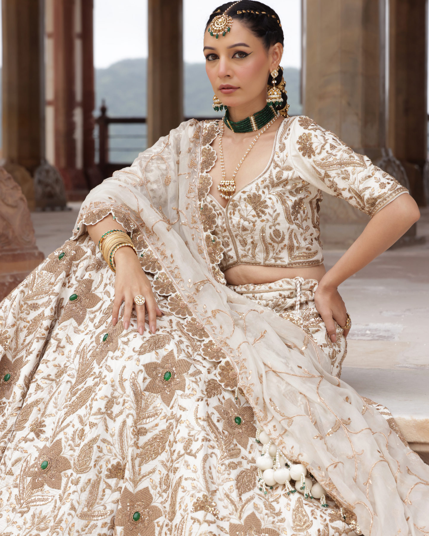 Royal Opulence Silk Lehenga Set