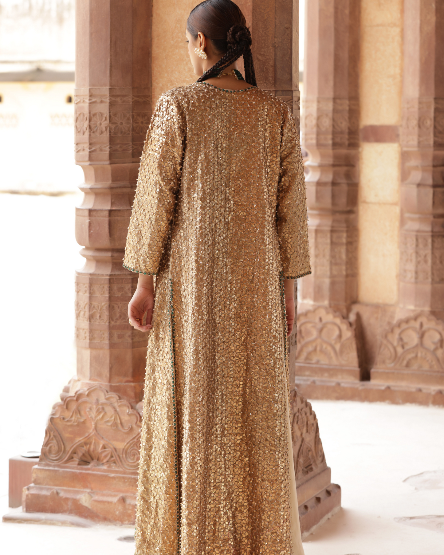 Twisted Gota Regal Jacket Set