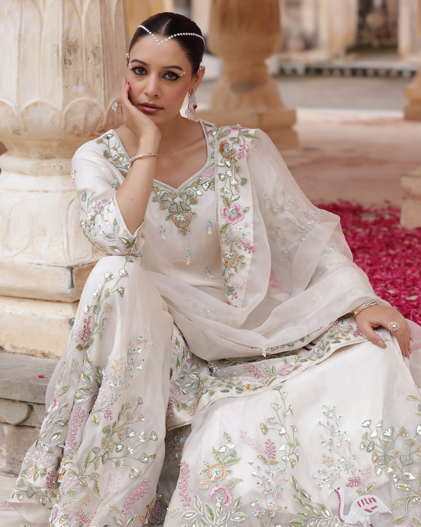 Heritage Sharara Set With Kardana Work