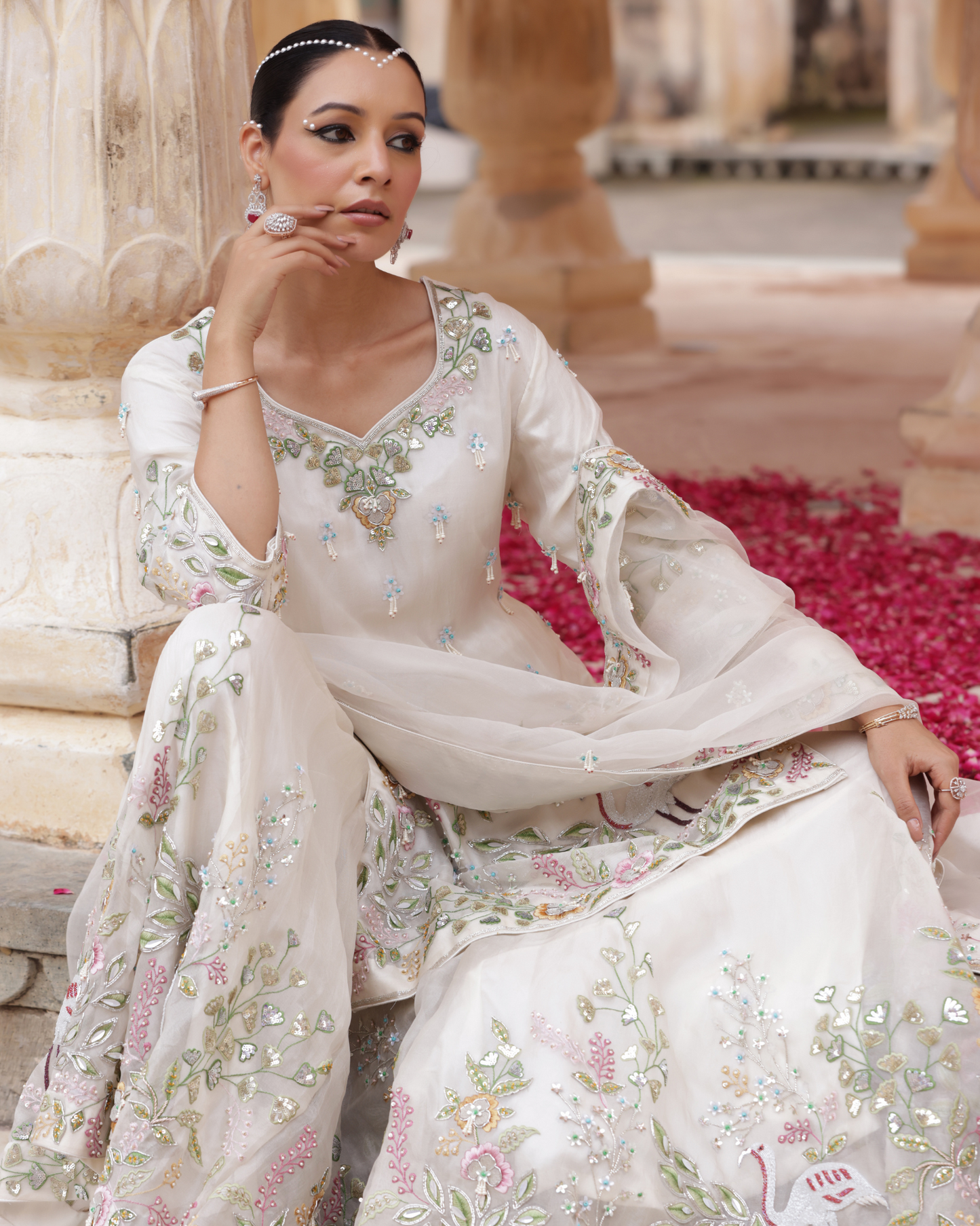 Heritage Sharara Set With Kardana Work