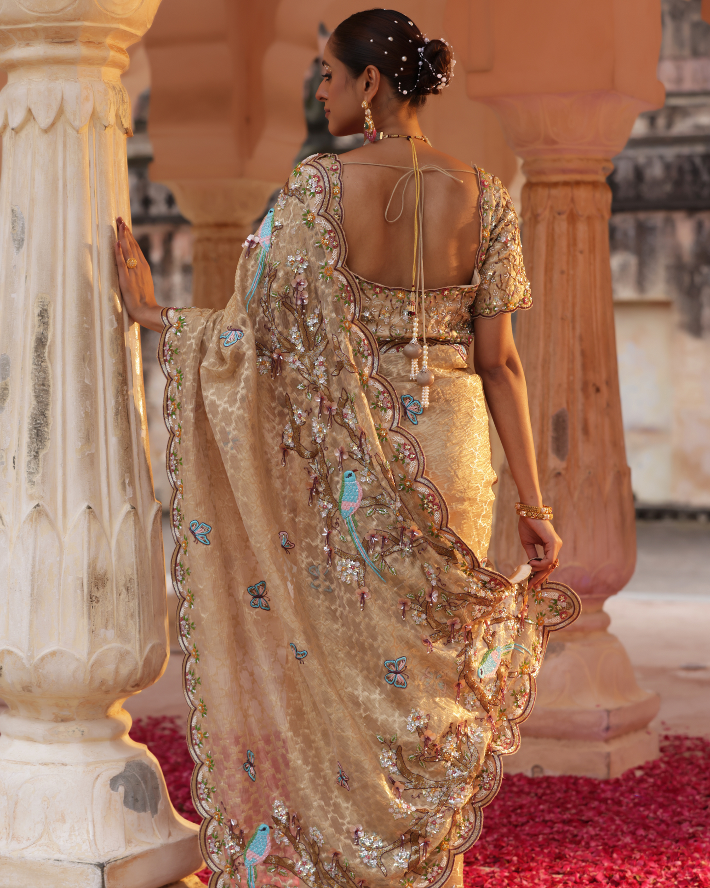 Rajputana Zari Tissue Saree