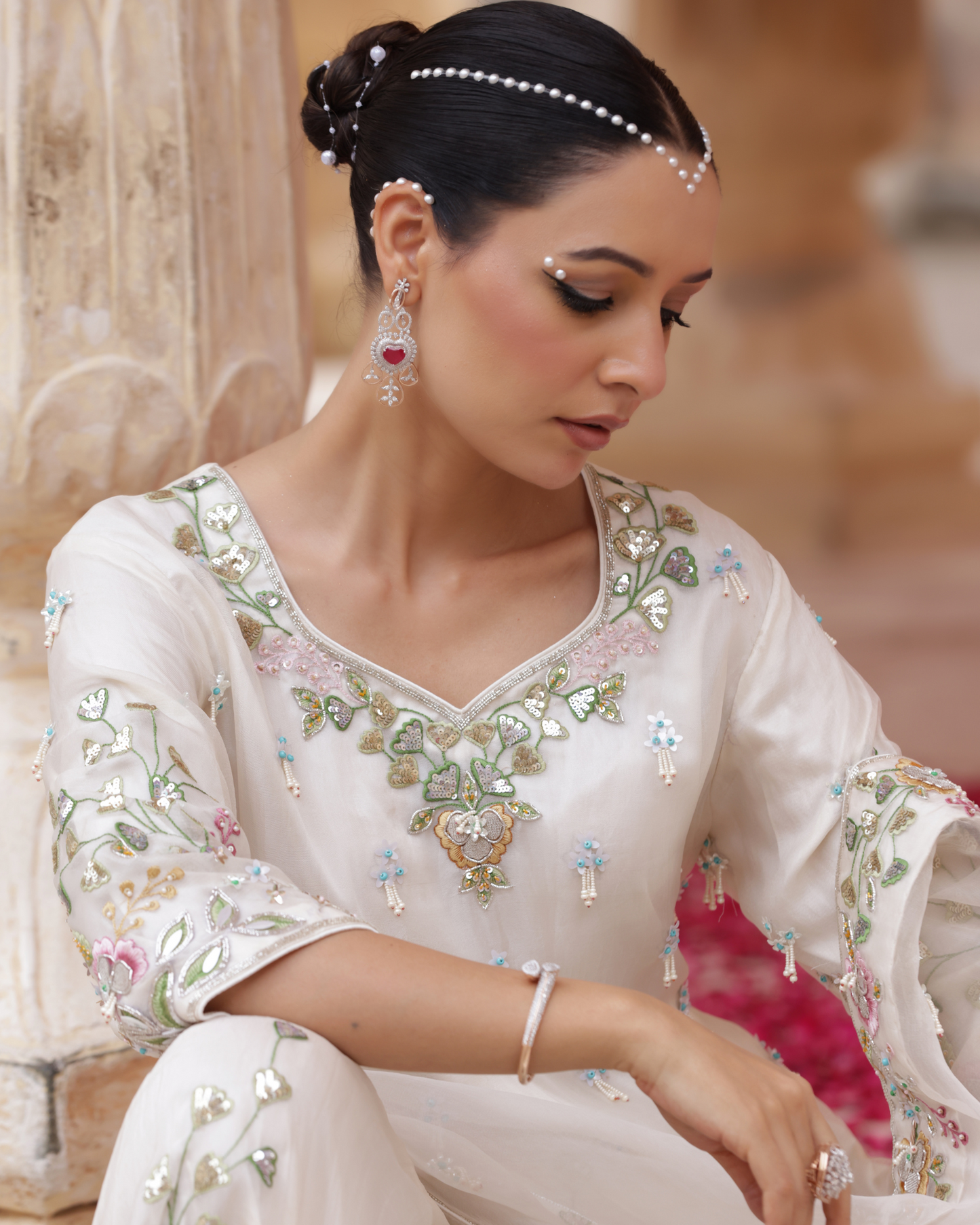 Heritage Sharara Set With Kardana Work