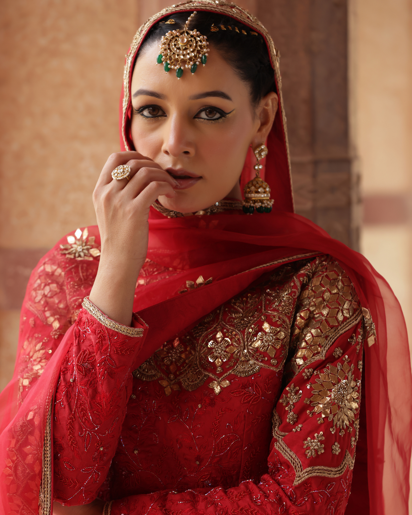Rich Dupion Silk Lehenga Set