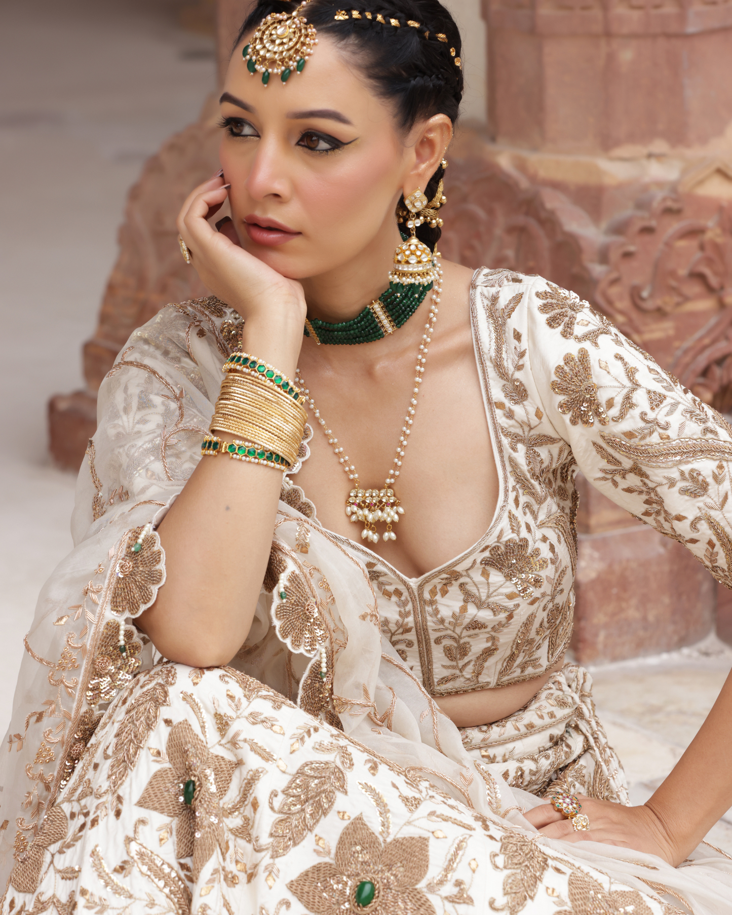 Royal Opulence Silk Lehenga Set