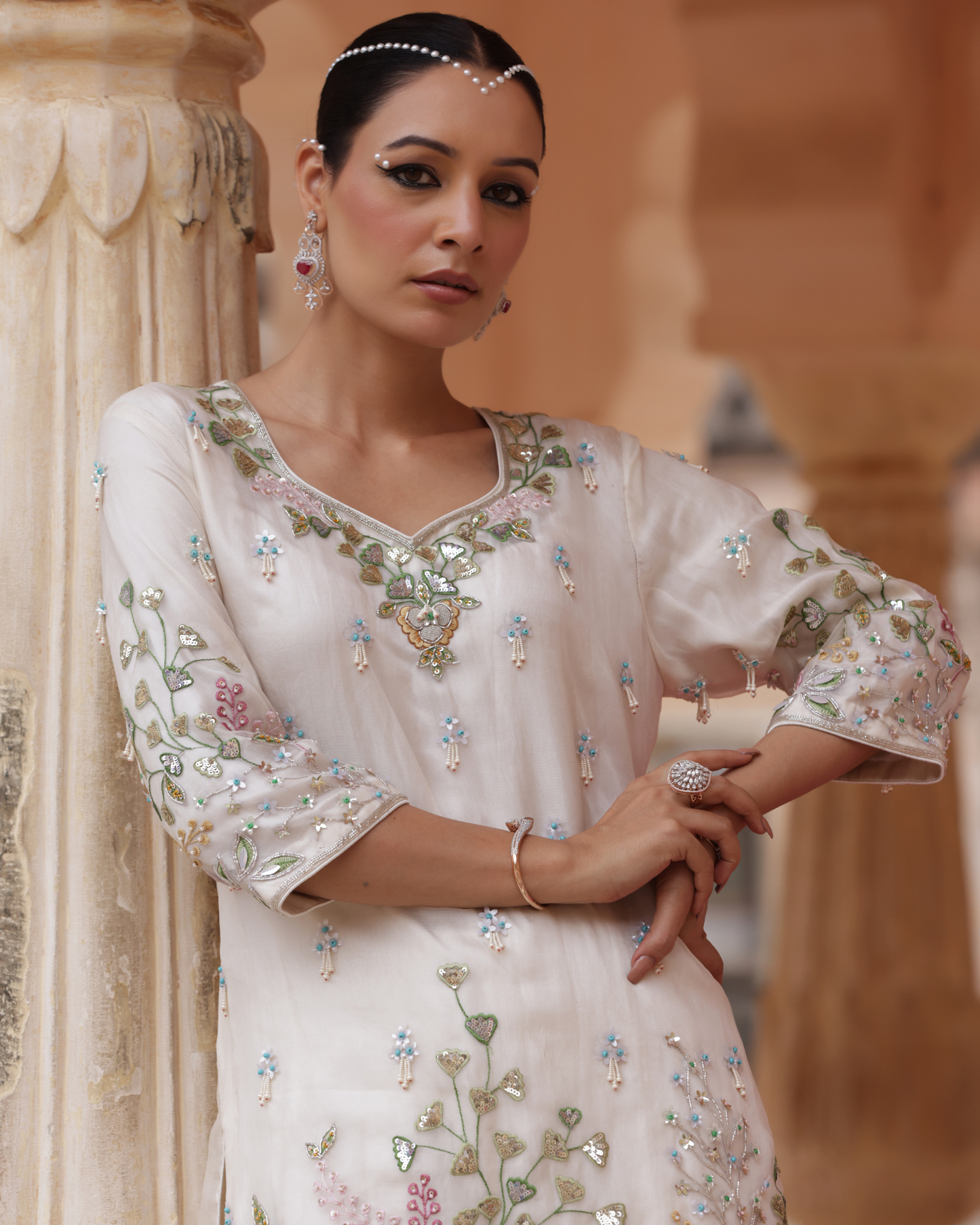Heritage Sharara Set With Kardana Work