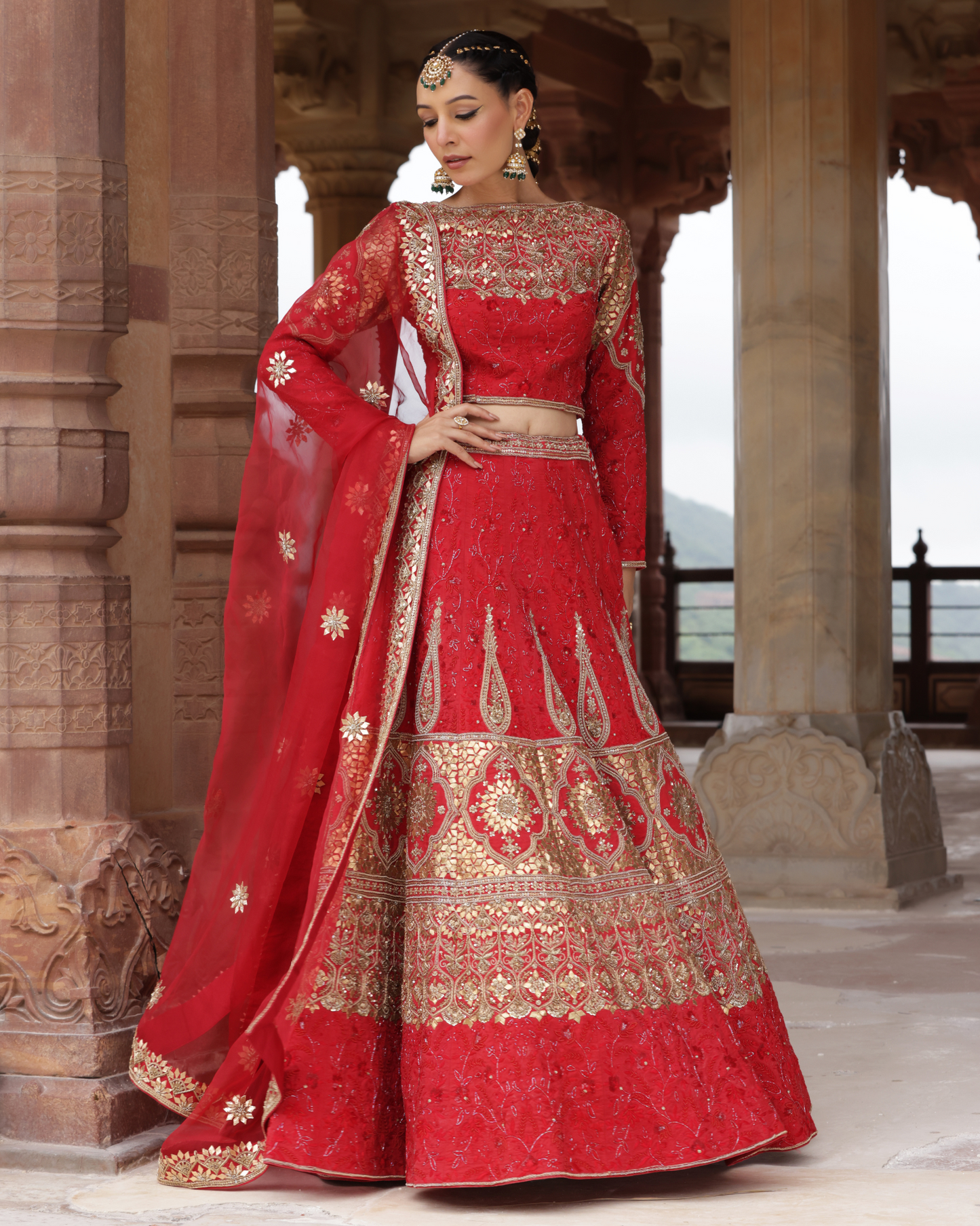Rich Dupion Silk Lehenga Set