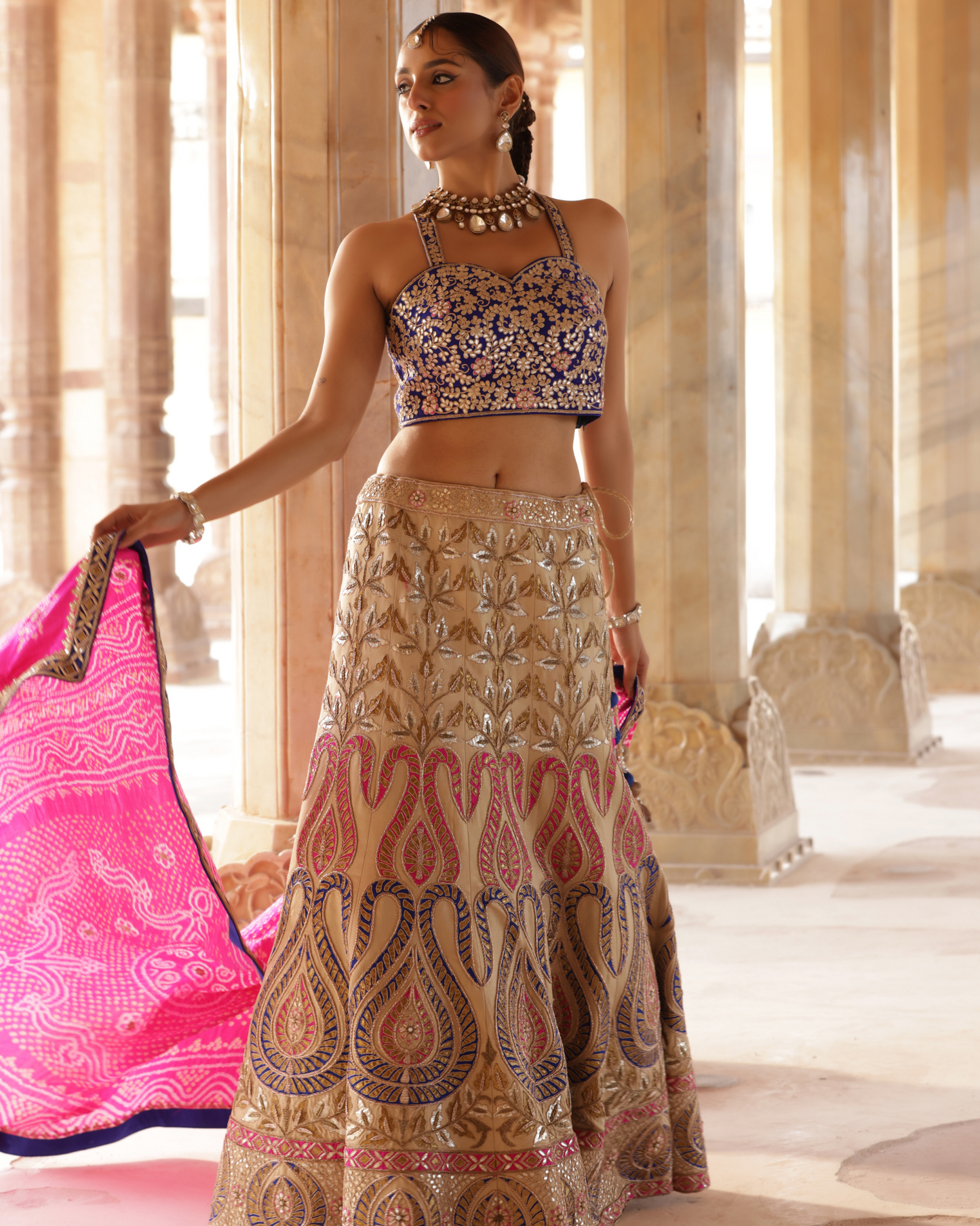 Banarsi Silk Lehenga Set