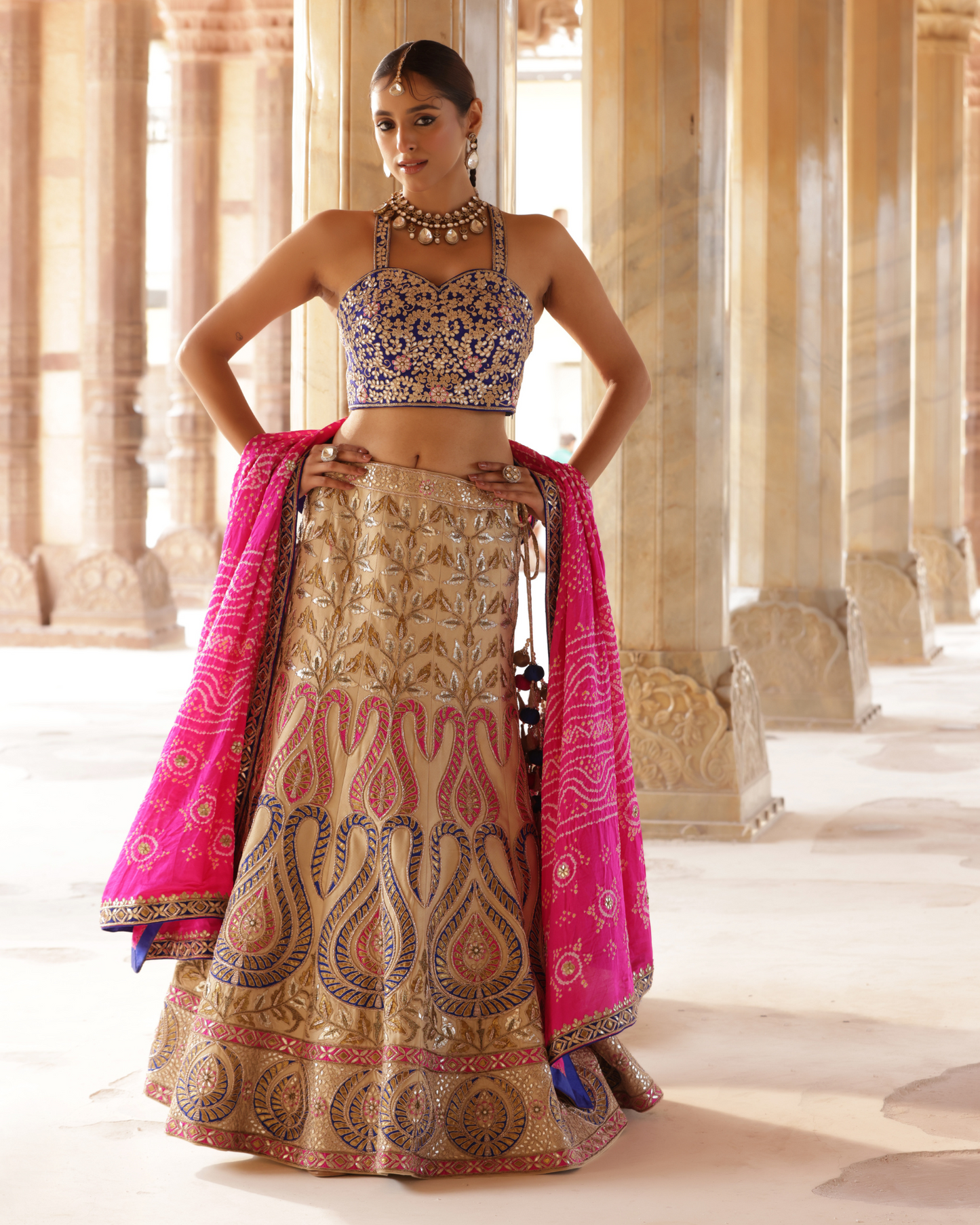 Banarsi Silk Lehenga Set