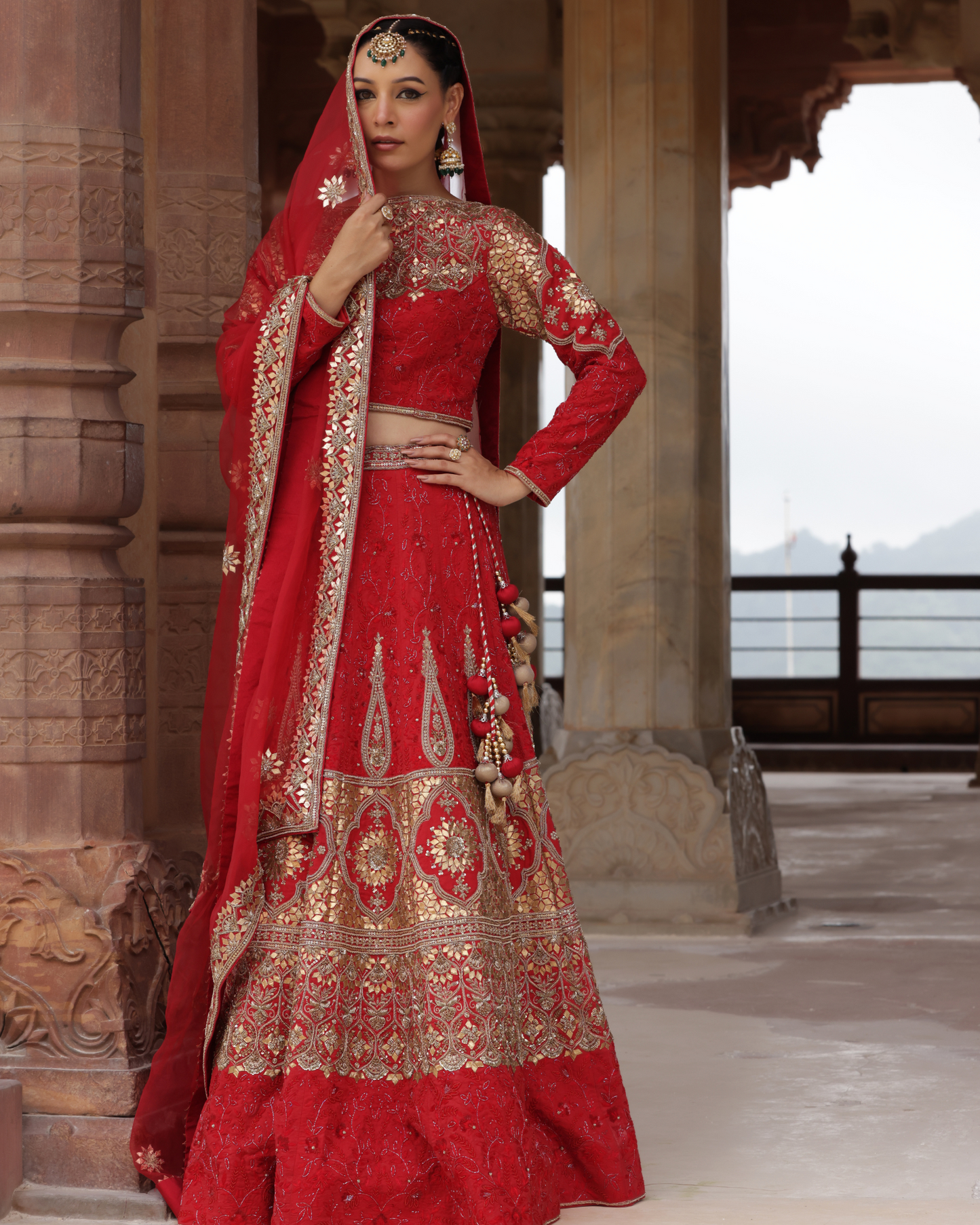 Rich Dupion Silk Lehenga Set