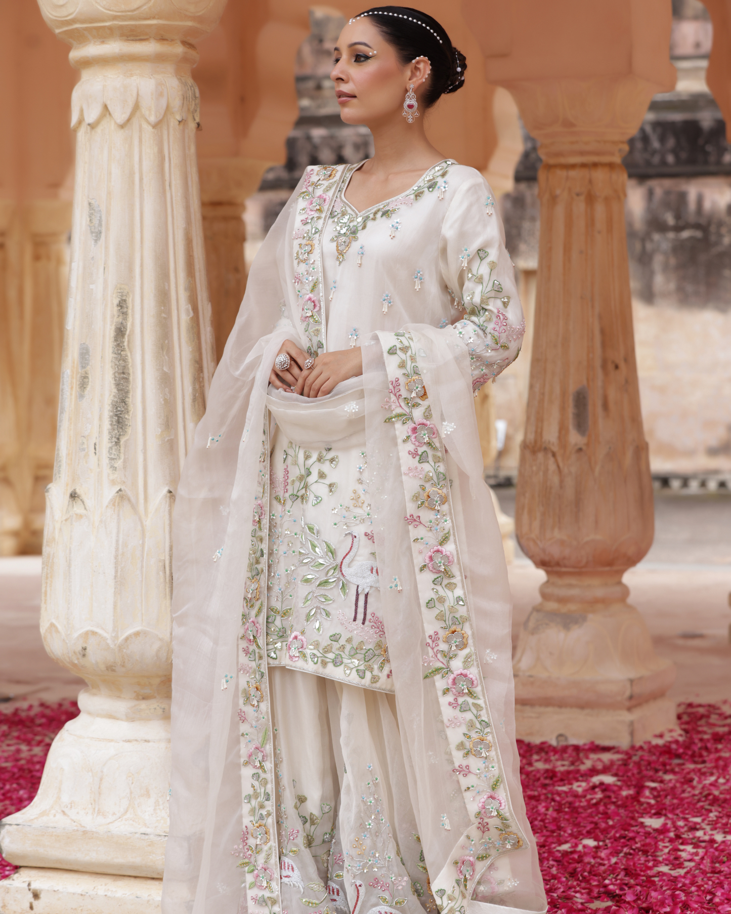 Heritage Sharara Set With Kardana Work