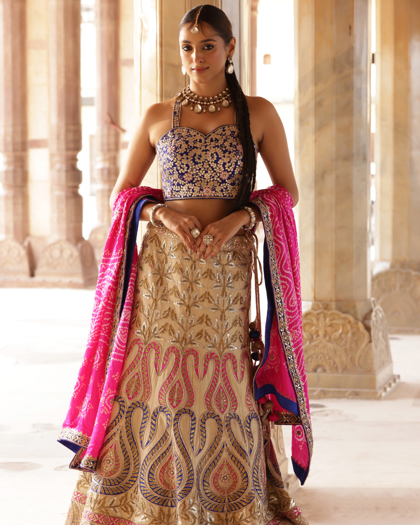 Banarsi Silk Lehenga Set