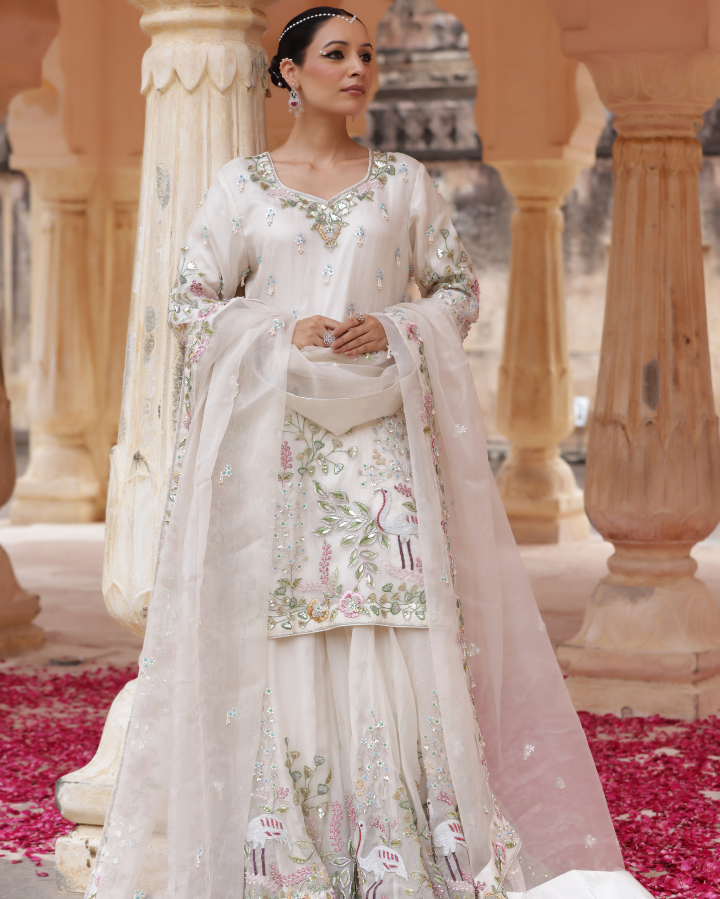 Heritage Sharara Set With Kardana Work
