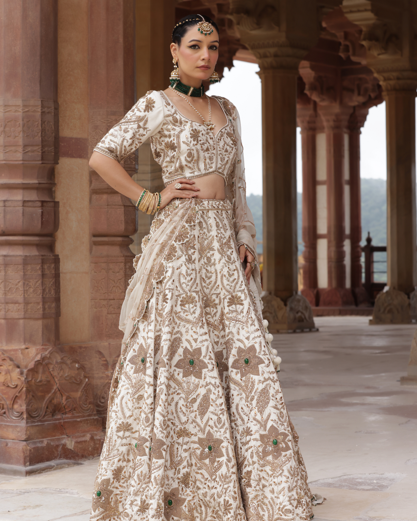 Royal Opulence Silk Lehenga Set
