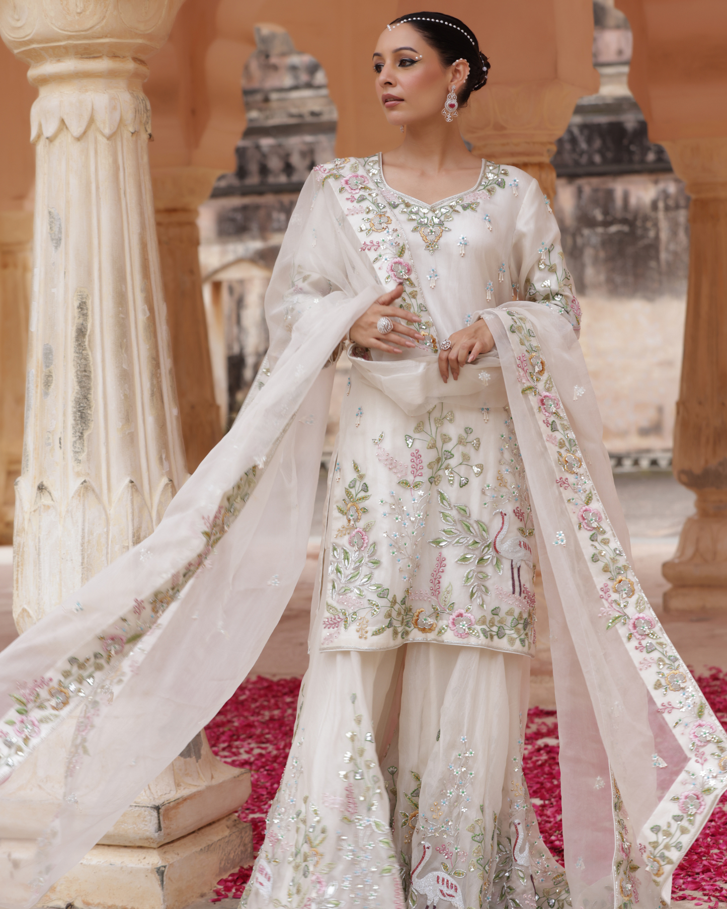 Heritage Sharara Set With Kardana Work
