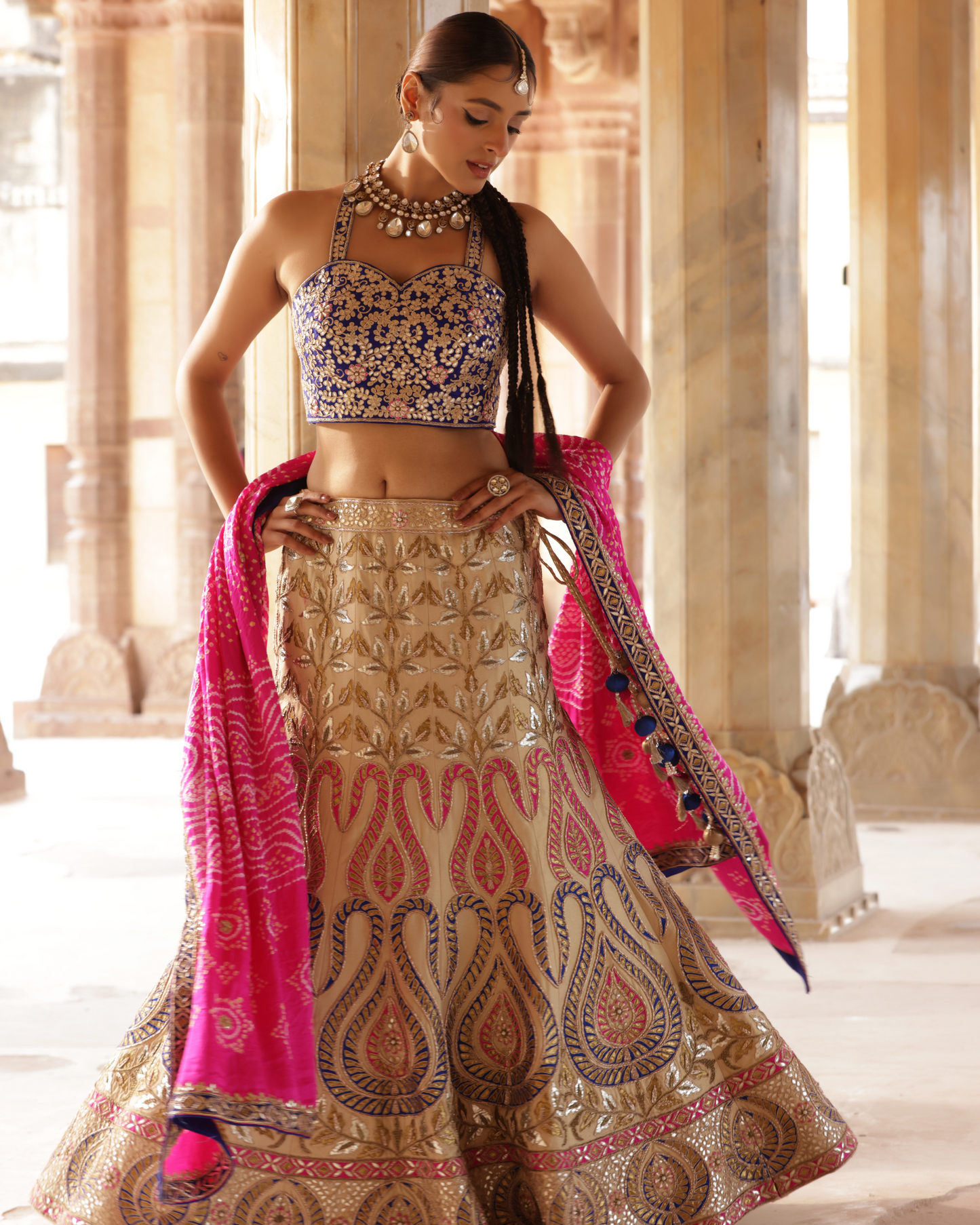 Banarsi Silk Lehenga Set