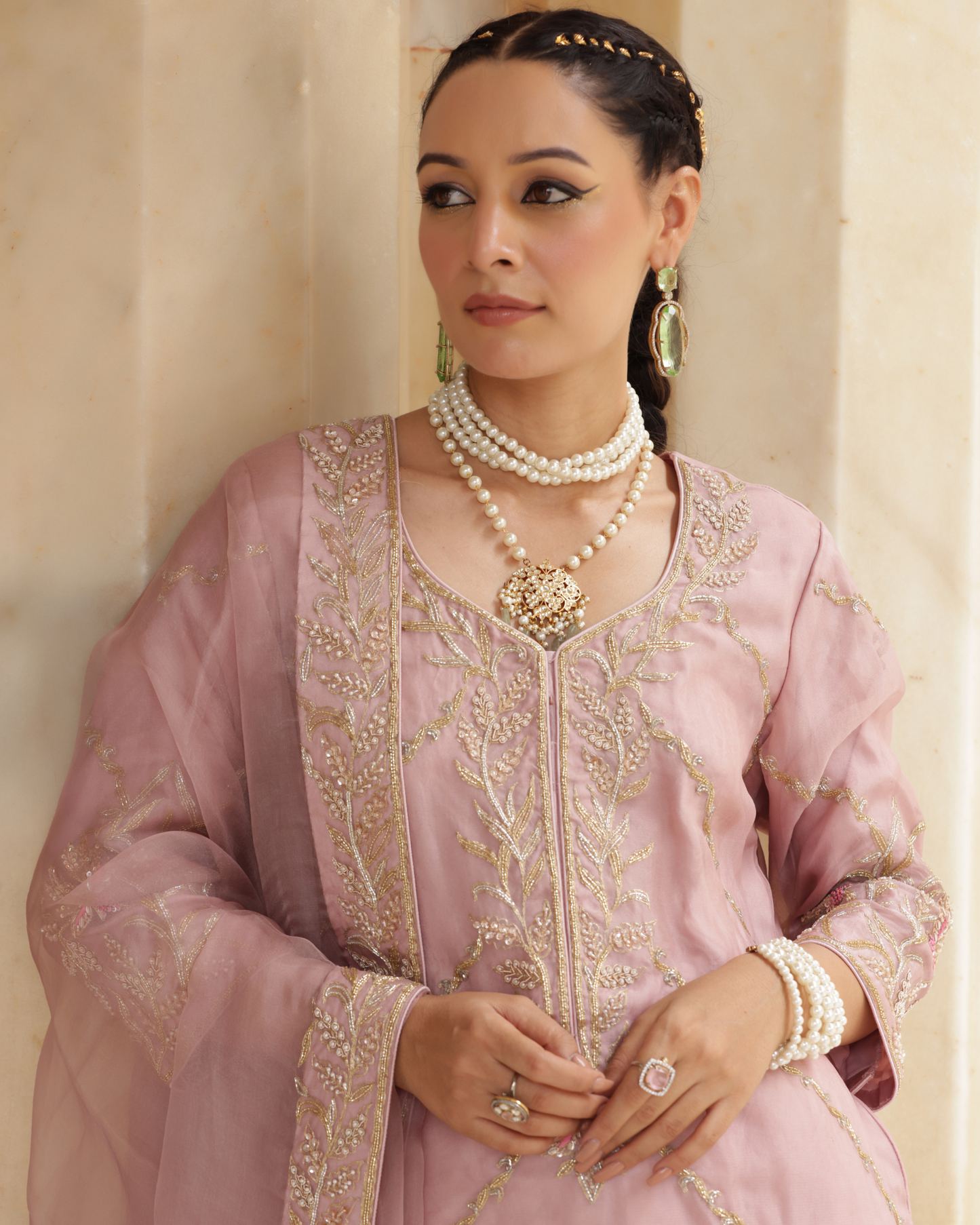 Noor-e-Awadh Sharara Set