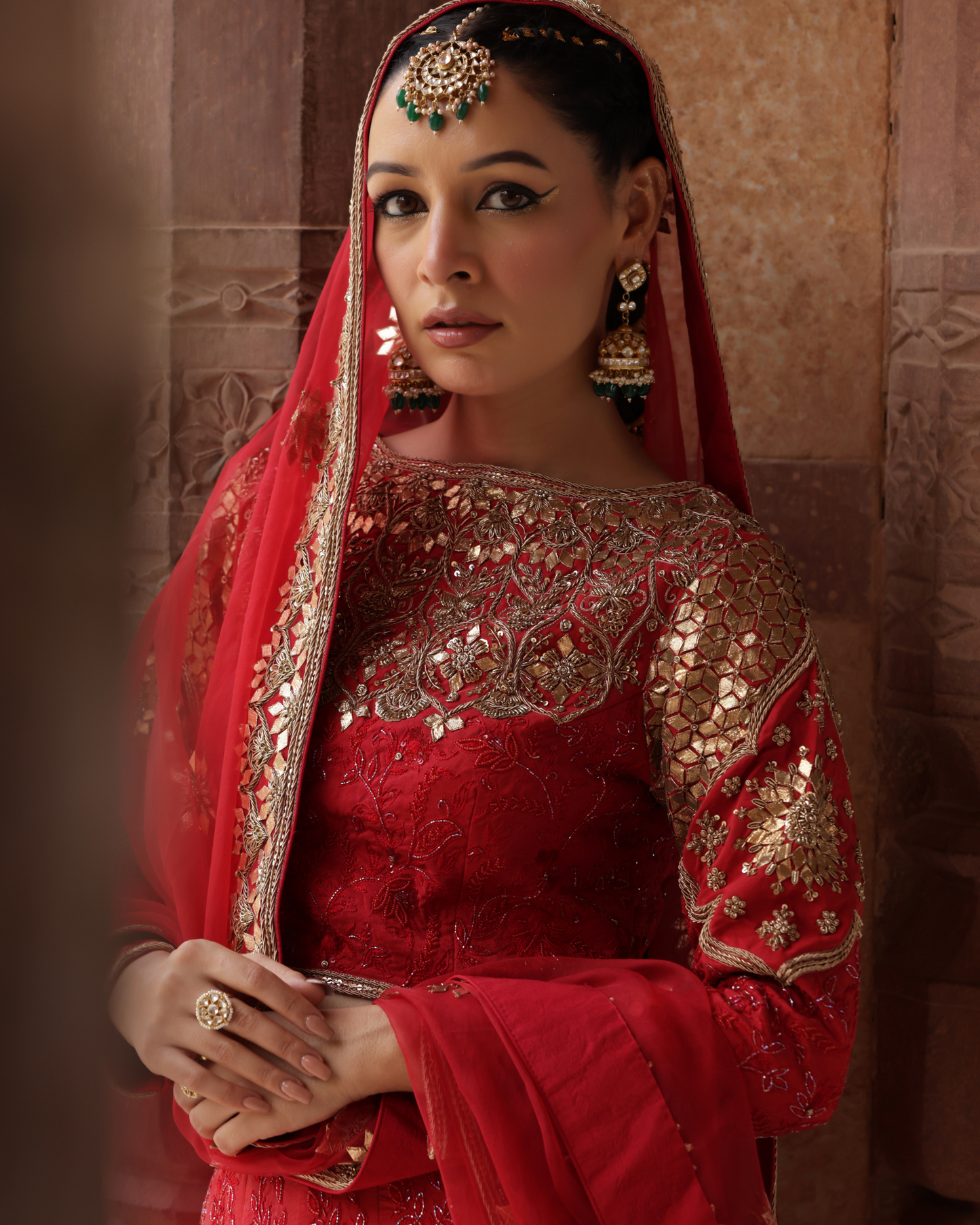 Rich Dupion Silk Lehenga Set