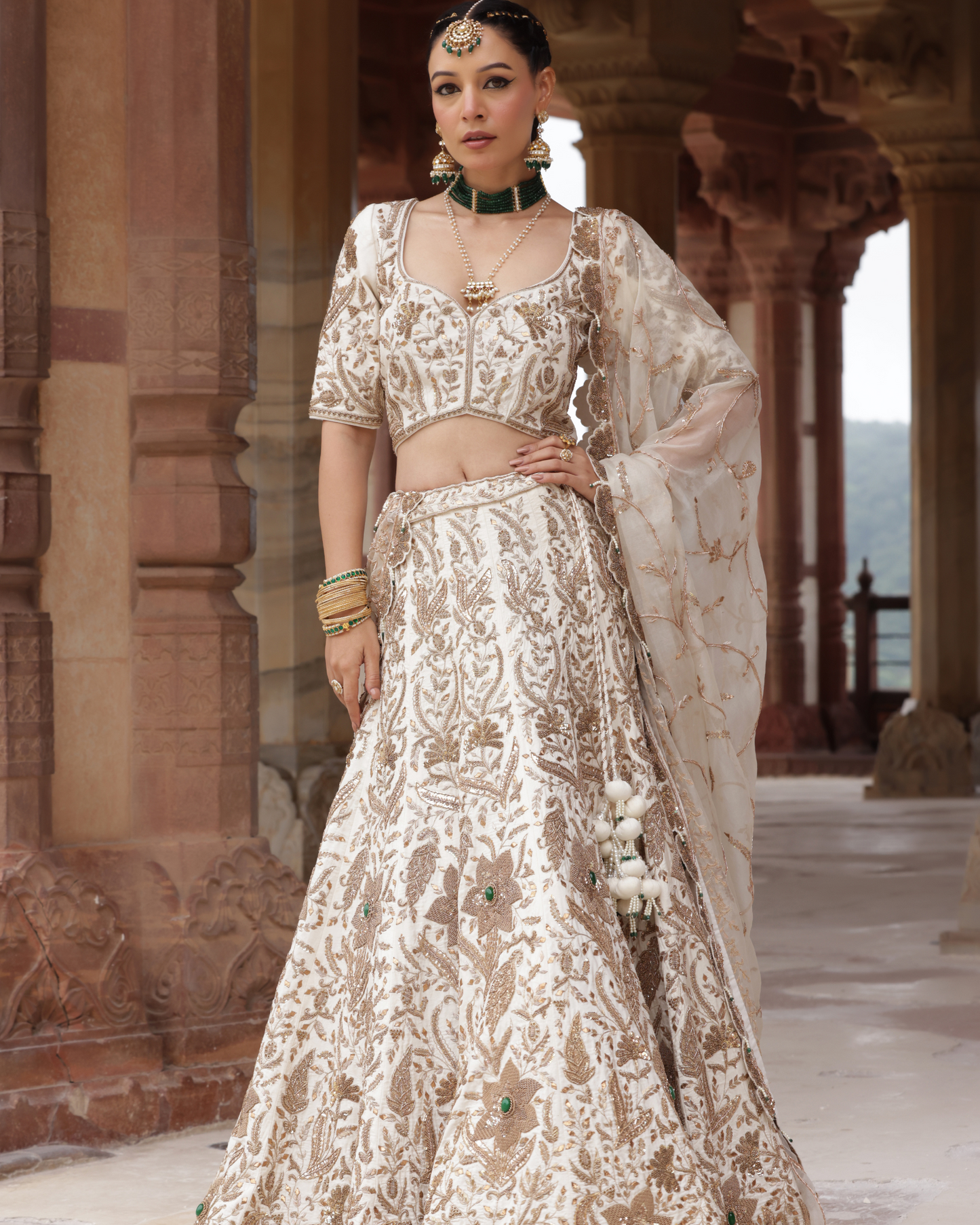 Royal Opulence Silk Lehenga Set