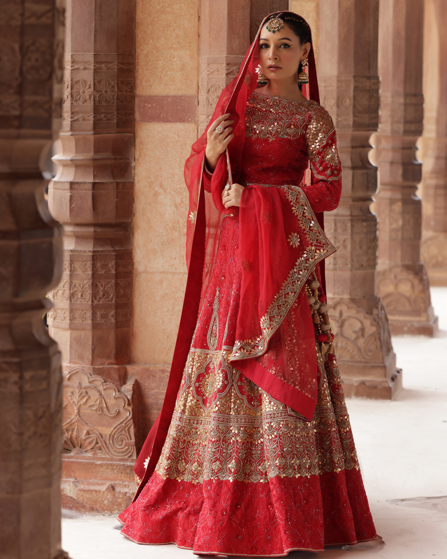 Rich Dupion Silk Lehenga Set