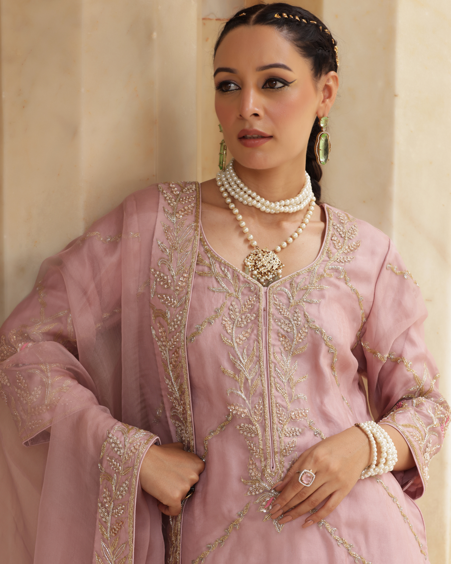 Noor-e-Awadh Sharara Set
