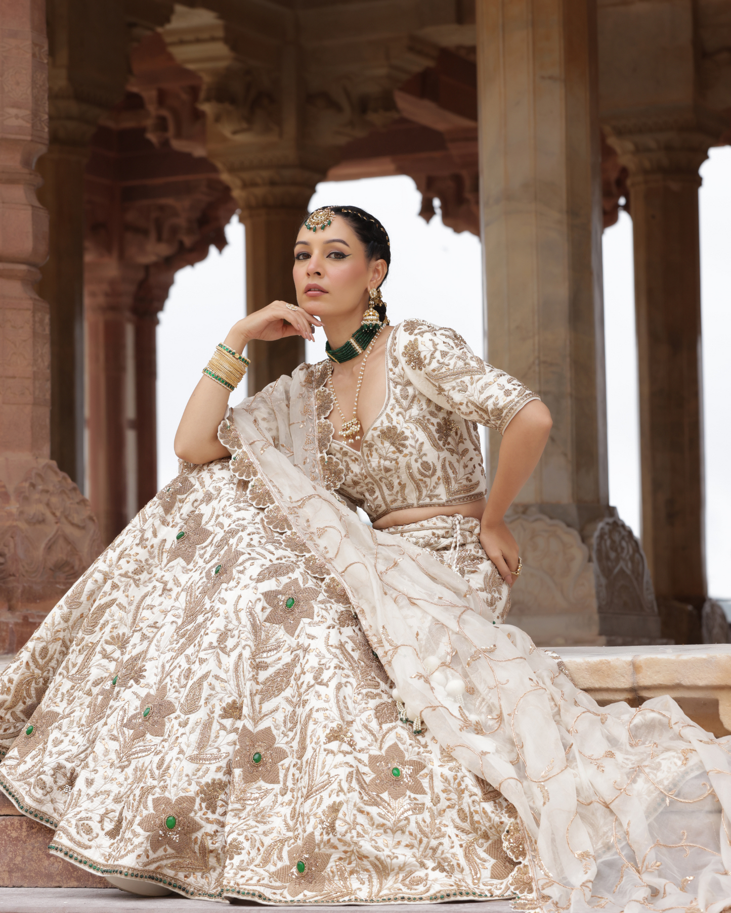 Royal Opulence Silk Lehenga Set