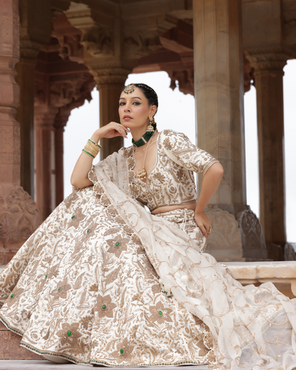 Royal Opulence Silk Lehenga Set