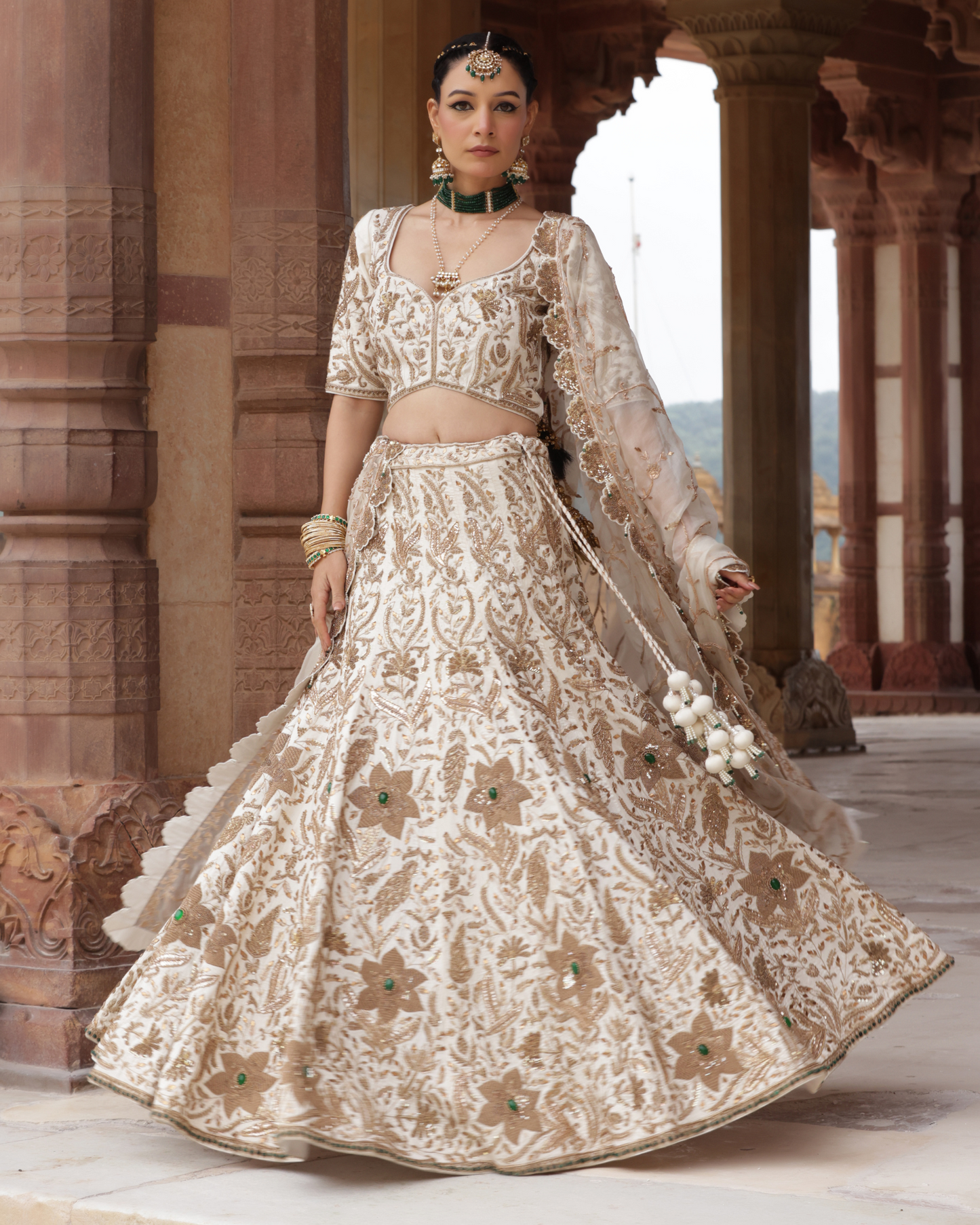 Royal Opulence Silk Lehenga Set